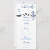 4x9.25メニューカードシーホース海海ビーチ 招待状 (正面)