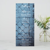 4x9.25メニューカード素朴Tinパネル天井国 招待状 (スタンド正面)