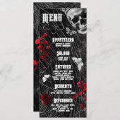 4x9.25メニューカードAdeline Zade Meadows Zaを搭載 招待状 (正面/裏面)