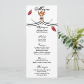 4x9.25メニューカードXsolids保の形状 招待状 (スタンド正面)