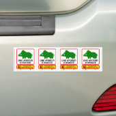 4x Petit STICKER VOITURE - UNE ARDEUR D'AVANCE バンパーステッカー (車上)