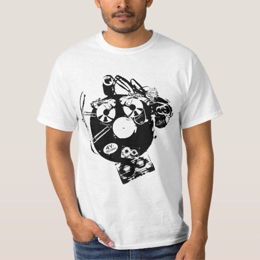 4y記録"怒っているフォーマット"のTシャツ Tシャツ (正面)
