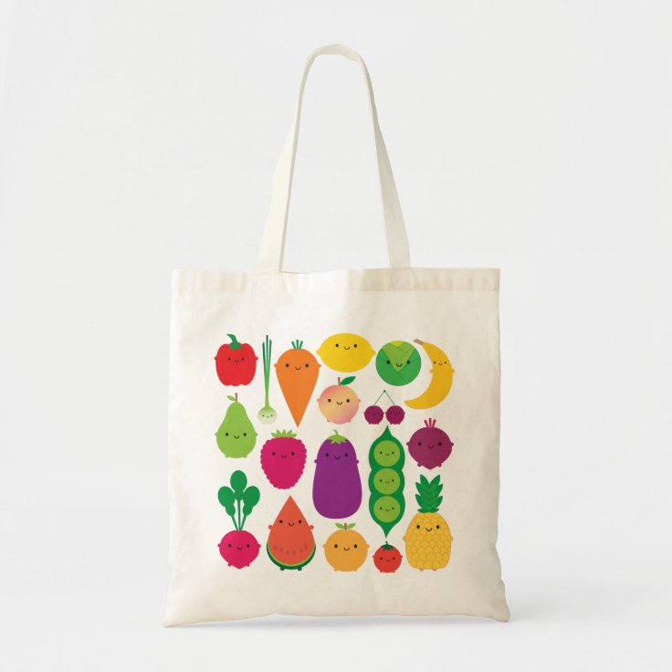 5日のフルーツ及び野菜 トートバッグ Zazzle Co Jp
