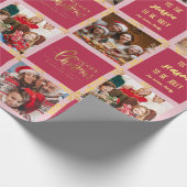 5あなたの写真メリークリスマス。 ラッピングペーパー (角)