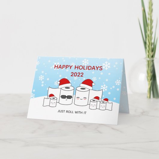 5おもしろいの転がItトイレ紙ファミリー シーズンカード (正面)