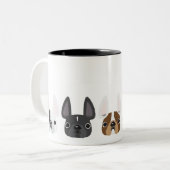 5その他の小さなフランス語のマグ ツートーンマグカップ (正面左)