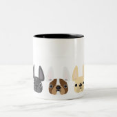 5その他の小さなフランス語のマグ ツートーンマグカップ (中央)