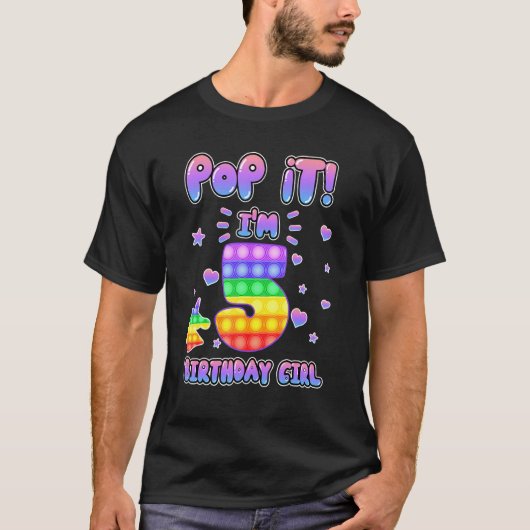 5だポップ・アートのよ Tシャツ (正面)