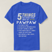 5つおもしろいものグランドパpawpawシャツギフト熱狂するIde Tシャツ (デザイン正面)