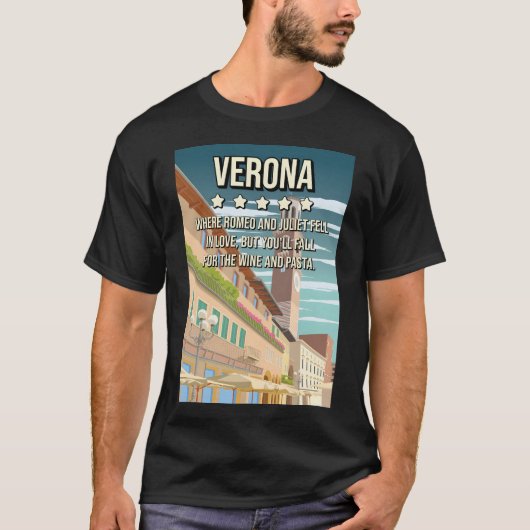 5つおもしろい星ウィーンAustriaレビュー旅行ポスター Tシャツ (正面)