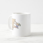 5つに上る石 コーヒーマグカップ (正面左)