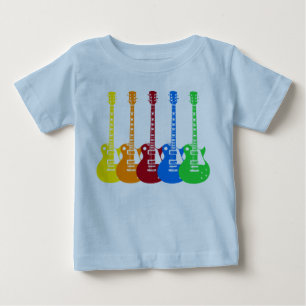 5つのエレキギター ベビーTシャツ