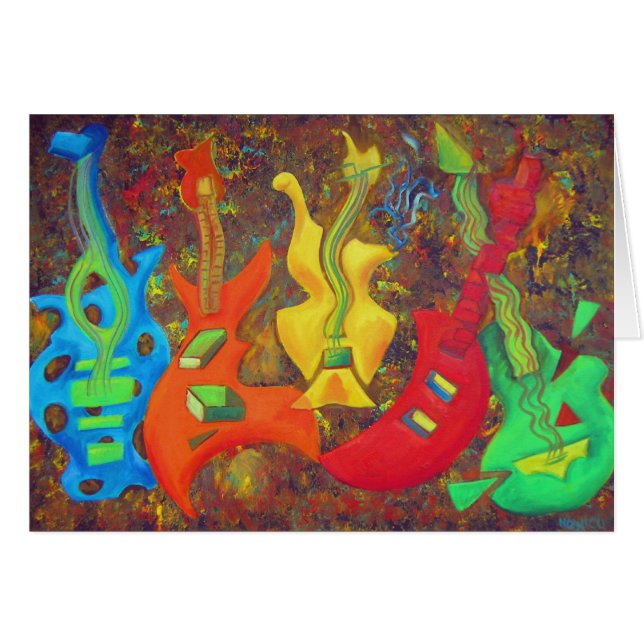 5つのギター (正面横)