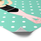 5つのバレエの位置 ポスター (角)