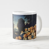 5つのパンと2つの魚の奇跡 ジャンボコーヒーマグカップ (正面右)