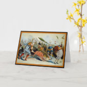 5つのピエロ カード (黄色い花)