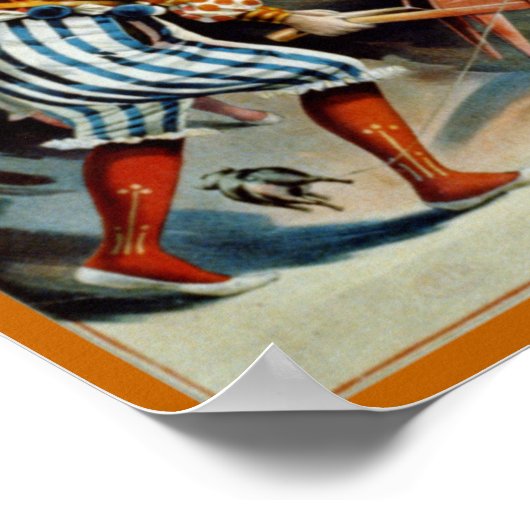 5つのピエロ ポスター (角)