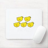 5つのピープおもしろい呼吸セラピストセラピーVen マウスパッド (マウス)