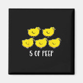 5つのピープおもしろい呼吸セラピストセラピーVen マグネット (正面)