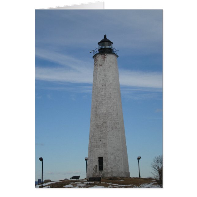 5つのマイルポイントLighhouseニューヘブンCT港 (正面)