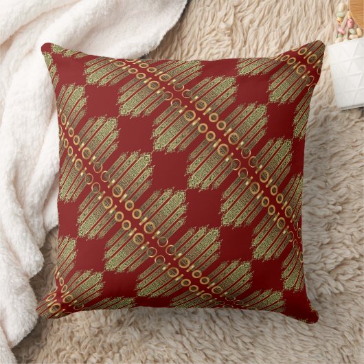 5つのリングや輪ペンタヌカ切り抜きステンシルモチーフ2 クッション (ブランケット)