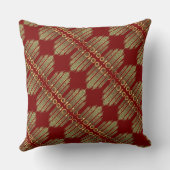 5つのリングや輪ペンタヌカ切り抜きステンシルモチーフ2 クッション (裏面)