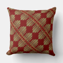 5つのリングや輪ペンタヌカ切り抜きステンシルモチーフ2 クッション