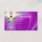 5つの中国の要素の風水スピリチュアルエネルギー 名刺 (正面)