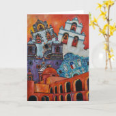 5つの代表団のサン・アントニオの挨拶状 カード (黄色い花)