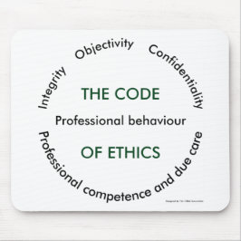 "- 5つの原理倫理規定" マウスパッド