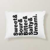 5つの基本味 アクセントクッション (正面)