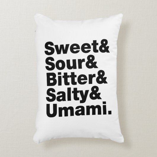 5つの基本味 アクセントクッション (正面(垂直))