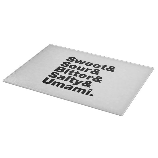 5つの基本味 カッティングボード (角)