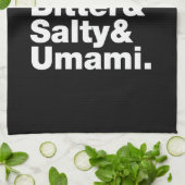 5つの基本味 キッチンタオル (折り畳み)