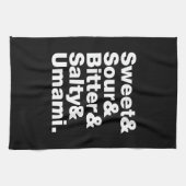 5つの基本味 キッチンタオル (横)