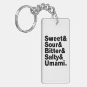 5つの基本味 キーホルダー (正面左)