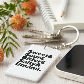 5つの基本味 キーホルダー (正面右)