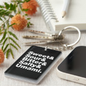 5つの基本味 キーホルダー (正面右)