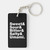 5つの基本味 キーホルダー (裏面)
