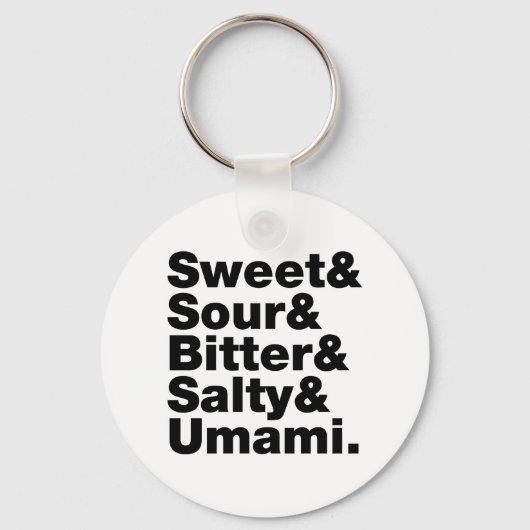 5つの基本味 キーホルダー (正面)