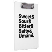 5つの基本味 クリップボード (右)