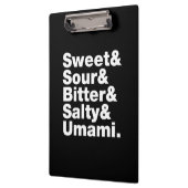 5つの基本味 クリップボード (左)