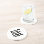 5つの基本味 コースター (側面)