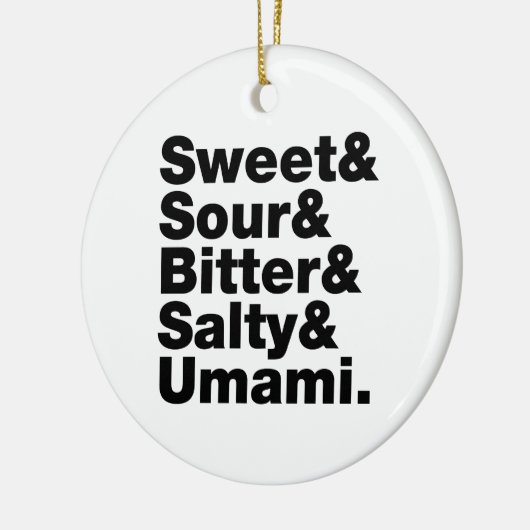 5つの基本味 セラミックオーナメント (左)