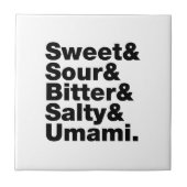 5つの基本味 タイル (正面)