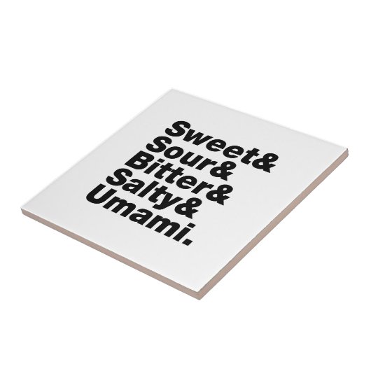 5つの基本味 タイル (側面)