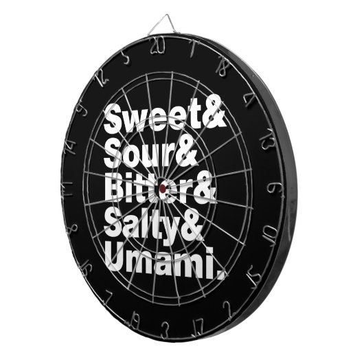 5つの基本味 ダーツボード (正面右)