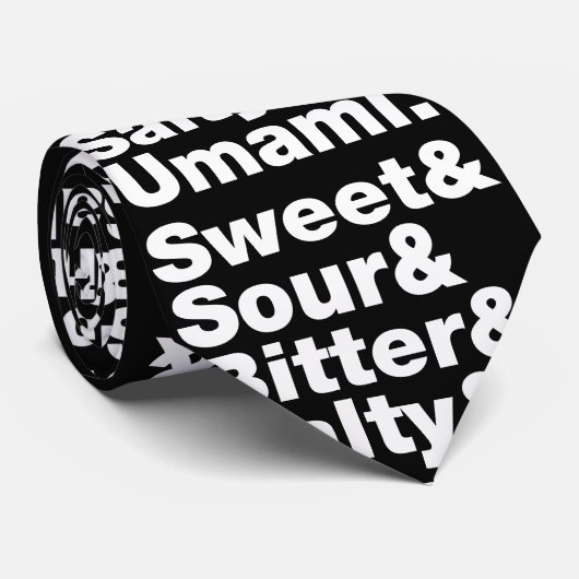 5つの基本味 ネクタイ (ロール)