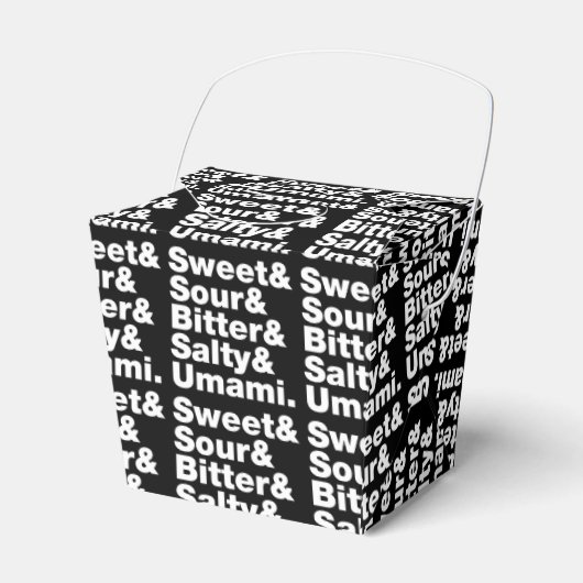 5つの基本味 フェイバーボックス (正面サイド)