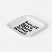 5つの基本味 ペーパープレート (傾斜あり)